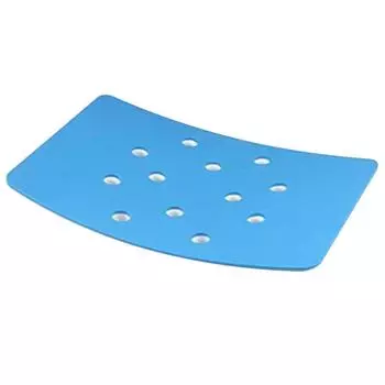 Многоцелевой подушка для душа, водонепроницаемый нескользящий коврик для ванны, наклеиваемый коврик из ЭВА для ванной комнаты 35x24x0,4 см WWO66 синий