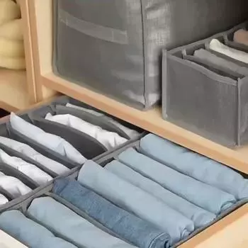 Многоцелевой ящик для хранения джинсов, брюк, одежды и нижнего белья Small 7 compartments