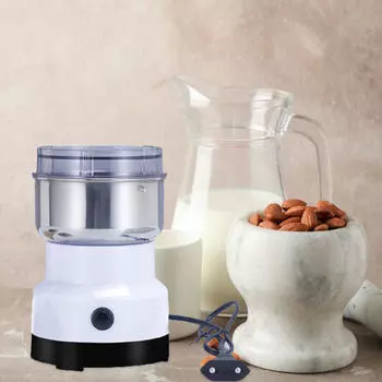 Многоцелевой шлифовальный станок с электрическим рассеиванием тепла для сухого шлифования орехов белого цвета синий