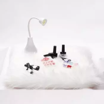 Многоцелевой складной экологически чистый супер мягкий коврик для стола для маникюра салонная подушка для демонстрации плюшевая подушка розы красного