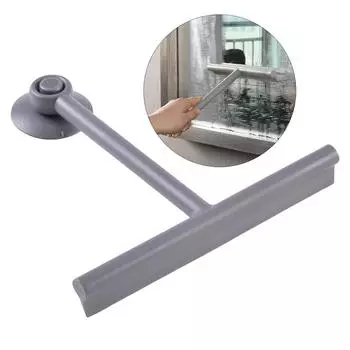 Многоцелевой скребок для душа для стеклянных дверей душевых дверей ванной комнаты и окон автомобиля с присоской для чистки инструментов
