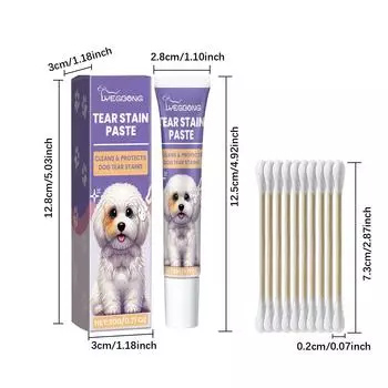 Многоцелевой стерильный лубрикант для глаз Yegbong успокаивает сухие раздраженные глаза, безопасен для собак и кошек, увлажняет и снимает сухость и зуд глаз 20g