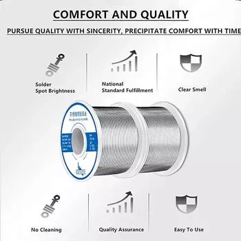 Многоцелевой сварочный флюс катушка железной проволоки диаметр аксессуары для дома 20G электронная паяльная проволока припой провода канифоль сердечник олово
