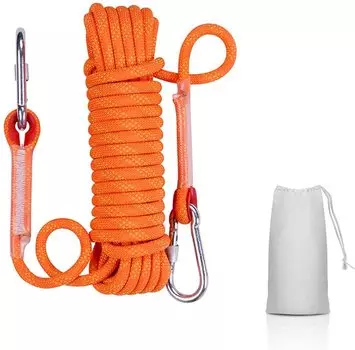 Многоцелевой трос Wlikn 10 мм Грузоподъемность 2100 кг Водонепроницаемый Прочный Моющий Вспомогательный Палаточный Садоводство Открытый Кемпинг Предотвращение Стихийных Бедствий Сильный Ветер