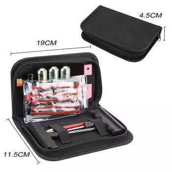 Многоцелевой, удобный для хранения, быстро и эффективно устраняет проколы, набор для ремонта шин, набор аварийных машин