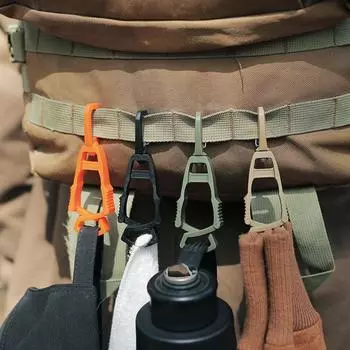 Многоцелевой зажим для перчаток, вешалка для шлема с защитой от падения, новый держатель для рабочих перчаток, лагерь оранжевый