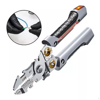 Многоцелевые клещи для зачистки проводов, кусачки для кабеля, обжимной инструмент, щипцы