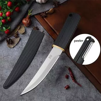 Многоцелевые кухонные ножи из нержавеющей стали для обвалки мяса, нож для разделки мяса, нож для барбекю, рыболовный нож