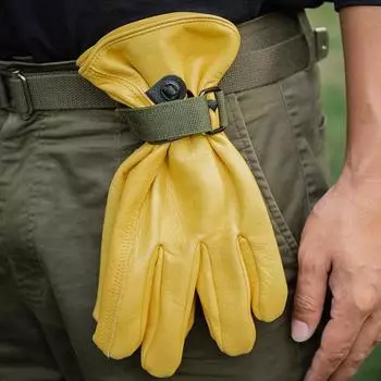 Многоцелевые нейлоновые перчатки, рабочие перчатки с крючками, предохранительный зажим, альпинистская веревка для кемпинга, подвесной козёл для кемпинга на открытом воздухе чёрный