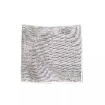 Многоцелевые проволочные тряпки для мытья посуды для влажной и сухой уборки, проволочные тряпки для мытья посуды, кухонные полотенца для кухни серебряный