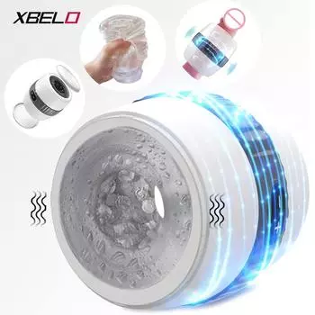 Многочастотная вибрационная мужская мастурбационная чашка, вагина, анальный мастурбатор, настоящий минет, стимулятор киски, секс-игрушки, товары для взрослых Male Masturbator