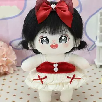 Многоцветная хлопковая кукла, одежда, юбка, плюшевая игрушка, одежда, аксессуары для кукол фиолетовый