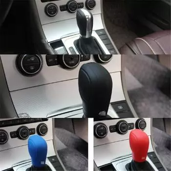 Многоцветная крышка головки шестерни, автомобильные аксессуары, универсальная креативная ручка переключения передач One Size розы красного