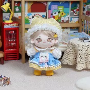 Многоцветная одежда для нарядов в стиле Лолиты, юбка, комбинезон из хлопка, кукольное платье, хлопковые аксессуары для кукол style B