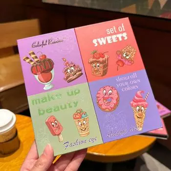 Многоцветная палитра теней для век из 72 цветов, тени для сценического макияжа, перламутровые матовые тени для век для косплея