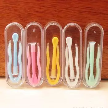 Многоцветная присоска 1 комплект для вставки и удаления популярных новых контактных линз, специальные зажимы, контактные линзы, пинцеты A