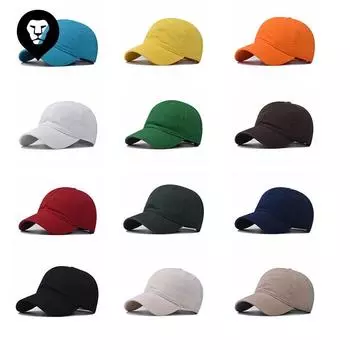 Многоцветная универсальная бейсбольная кепка из мытого хлопка для мужчин и женщин, персонализированная одежда для активного отдыха, высококачественная кепка из одного продукта Adjustable