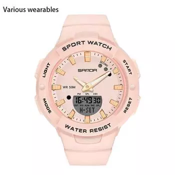 Многоцветные модные трендовые часы для отдыха на природе для мужчин и женщин, для средней школы