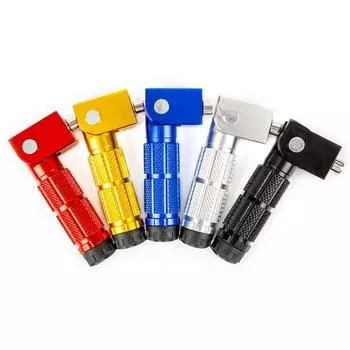 Многоцветные педали из алюминиевого сплава цинка и цинка 8 мм модифицированные педали мотоцикла педали для мотоцикла-внедорожника серебряный