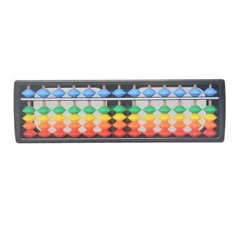 Многоцветные счеты для вычислений 13 разрядов Прочные счеты для счета Дошкольные 4