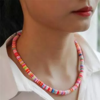 Многоцветные свободные бусины ручной работы для самостоятельного изготовления ювелирных изделий, кулон в смешанном стиле, радужная мягкая глина, 13 цветов, ожерелье, браслет 10