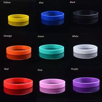 Многоцветный энергетический браслет для рук, модное резиновое кольцо, спортивный силиконовый баскетбольный браслет белый