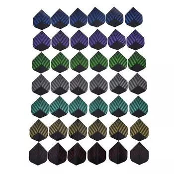 Многоцветный изысканный мастерство, простой в использовании полет дротиков для игровых соревнований белый