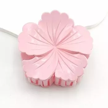 Многоцветный лак и матовый кудрявый франжипани пятилепестковый цветок клипса для женщин ретро простая роскошь клипса на затылок головной убор