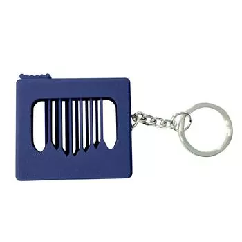 Многоцветный музыкальный брелок для ключей, напечатанный на 3D-принтере, для снятия стресса One Size чёрный