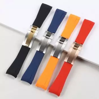 Многоцветный силиконовый ремешок для Rolex Submariner - 20 мм/21 мм 20mm