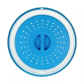 Многоцветный складной защитный чехол для микроволновой печи с защитой от брызг, силикон без бисфенола А для пищевого пластика красный