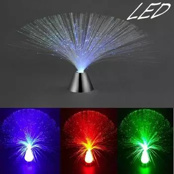 Многоцветный светодиодный оптоволоконный свет для украшения праздничной свадебной вечеринки