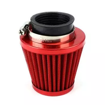 Многоцветный воздушный фильтр для мотоцикла, принадлежности для мотоцикла, впускной индукционный комплект, аксессуары для мотоциклов красный