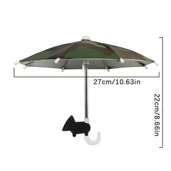 Многоцветный зонтик от солнца для мобильного телефона с присоской, подставка для телефона, чехол для улицы, солнцезащитный козырек, держатель для телефона, аксессуары розы красного