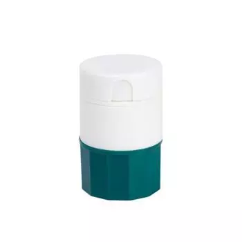 Многофункциональная 4-слойная мельница для порошка и таблеток, измельчитель порошка и таблеток, дорожный маленький разделитель для лекарств, коробка для хранения, дробилка, разделение зелёный