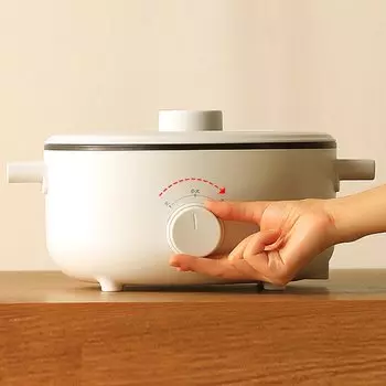 Многофункциональная электрическая бытовая мини-кастрюля емкостью 3 л с антипригарным покрытием