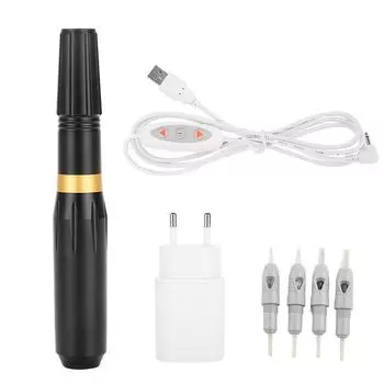 Многофункциональная электрическая машинка для перманентного макияжа, татуировка, ручка для бровей EU Plug