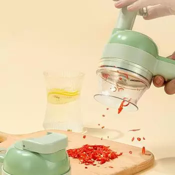 Многофункциональная электрическая овощерезка, нарезка фруктов, овощей, нарезка мяса, чеснока и мытье посуды, кухонные гаджеты