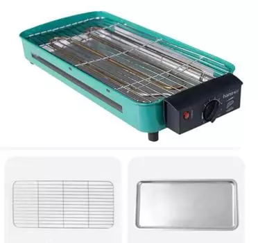 Многофункциональная электрическая печь для барбекю, машина для барбекю, бытовой противень, бездымная стойка для барбекю Eu plug