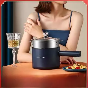 Многофункциональная электрическая плита 110 В, США: Сковорода, горячая кастрюля, мини-машина для приготовления лапши быстрого приготовления для общежитий. 220V for Domestic Use