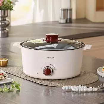 Многофункциональная электрическая плита 110 В: Универсальная кастрюля и сковорода для общежитий и домов