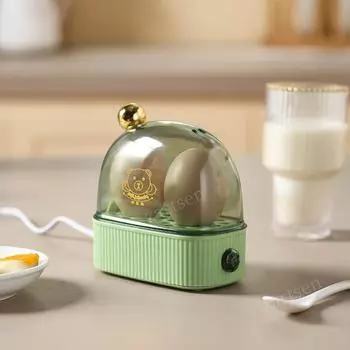 Многофункциональная электрическая яйцеварка с подогревом и автоматическим отключением питания. Мини-яйцеварка. Пароварка для яиц. Машина для приготовления завтрака. us белый