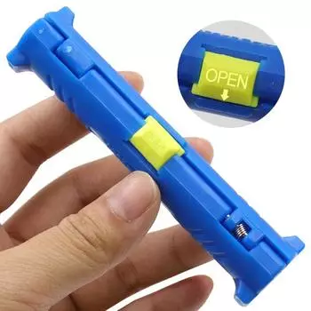 Многофункциональная электрическая ручка для зачистки проводов, ручка для резки проводов, роторный коаксиальный резак, машина для зачистки, плоскогубцы, инструмент синий