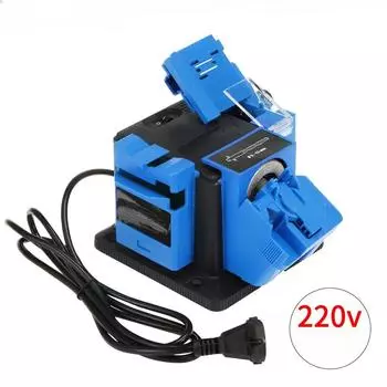 Многофункциональная электрическая точилка для ножей, машина для заточки сверл, точилка для ножей и ножниц, бытовой шлифовальный инструмент