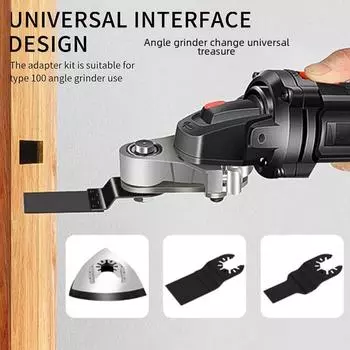 Многофункциональная электрическая угловая шлифовальная машина для деревообработки - трансформируемая торцовочная и долбёжная головка