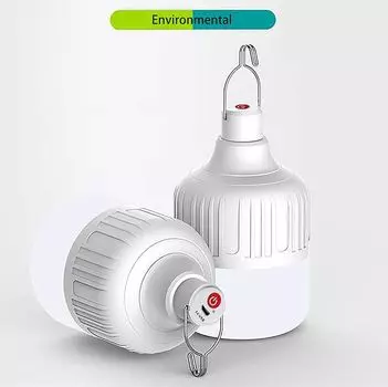 Многофункциональная аварийная светодиодная лампа с USB-зарядкой для мобильных устройств, идеально подходит для случаев отключения электроэнергии, кемпинга в палатке, рыбалки. (белый USB-80W)