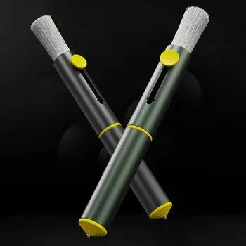 Многофункциональная автомобильная щетка для чистки вентиляционных отверстий с шинами, инструмент для очистки окон, портативная автомобильная щетка темно серый