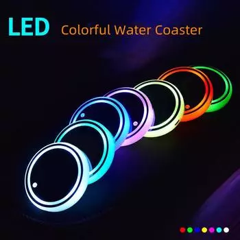 Многофункциональная цветная атмосферная подсветка салона автомобиля со светодиодной подсветкой