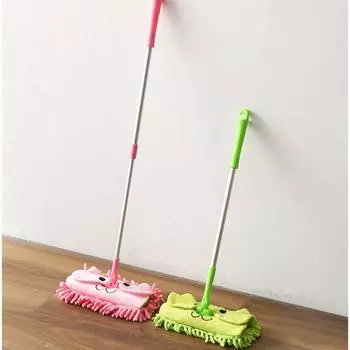Многофункциональная детская швабра Мини-швабра для уборки Инструмент для уборки пола Игрушка для швабры Детский сад синий