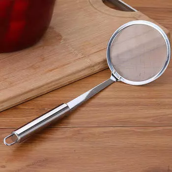 Многофункциональная домашняя ложка для жарки еды на масле, сетка для барбекю, кухонная сетка для приготовления пищи и пены, 8 см